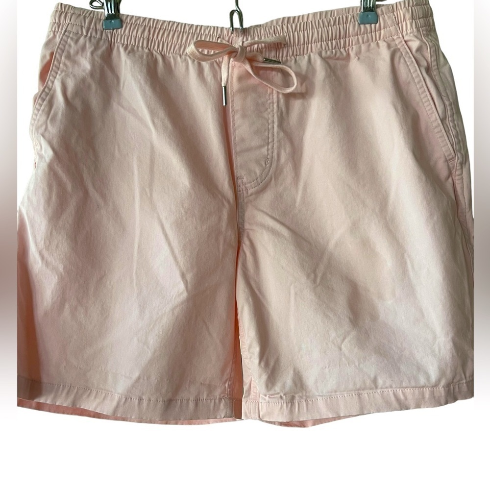 ☀️Lands End size M 32-34 mens pink shorts like-new condition. Draw string waist